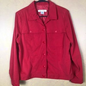 Women’s red jacket